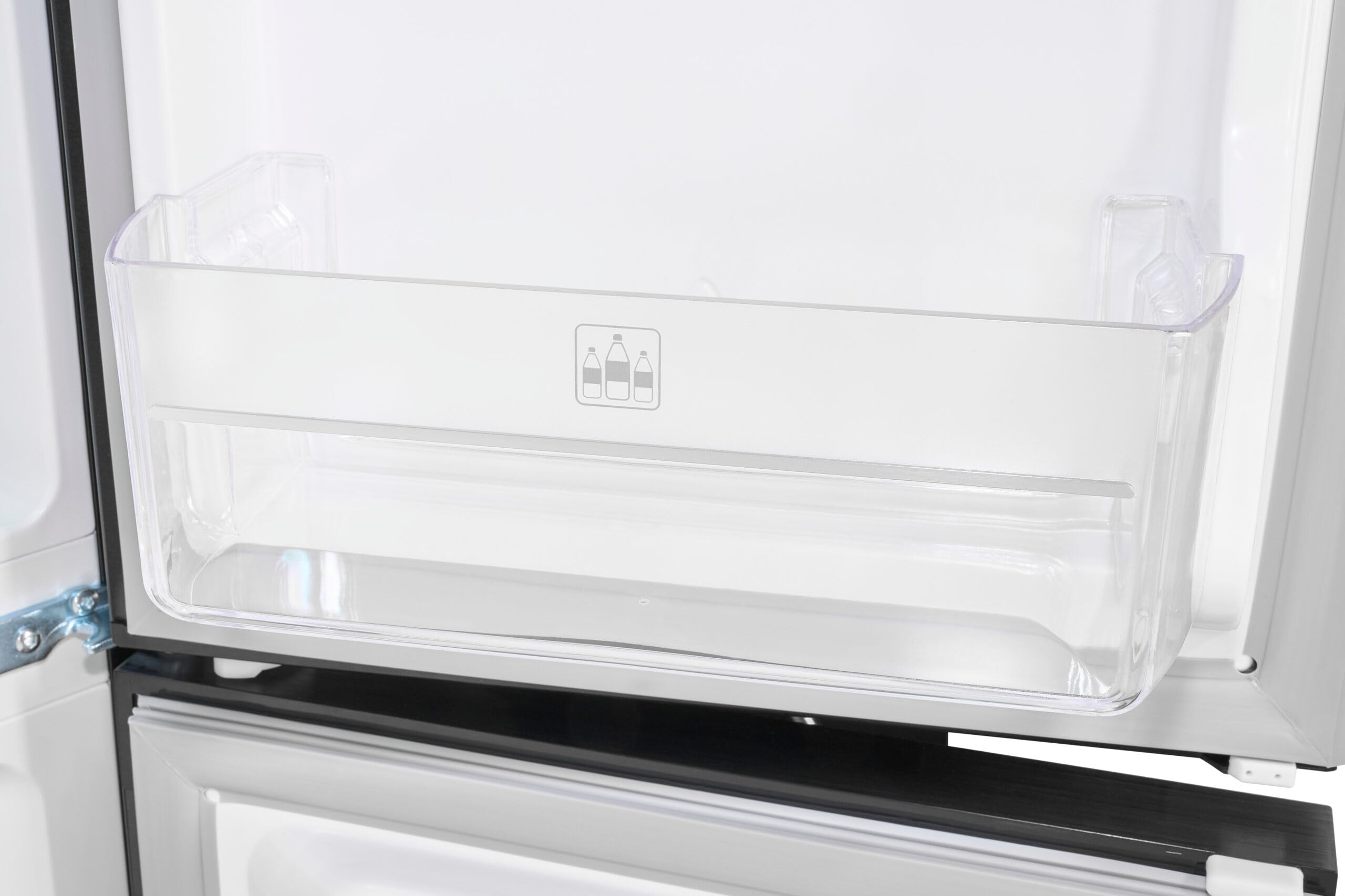 Exquisit® Frigorífico Americano 4 Puertas, 421L, Inox Oscuro, Clase C, No-Frost Total, Control Electrónico, Congelación Rápida, Función Vacaciones, Medidas (180,0 x 79,5 x 70,0 cm)