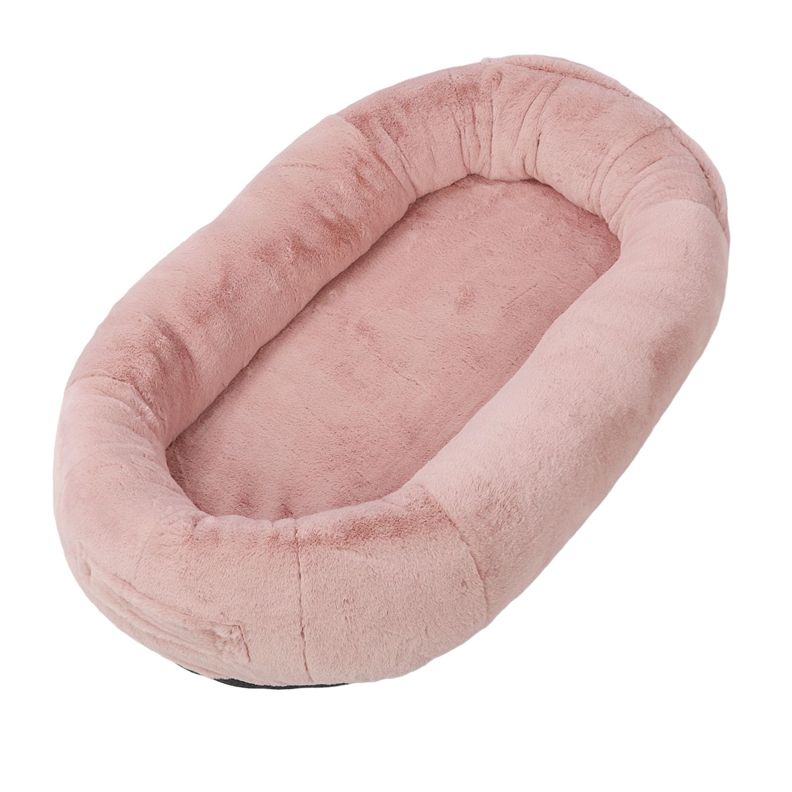 Washable Human Dog Bed, Coral Pink Human Dog Bed Removable for children's Room (135 * 85 * 30)