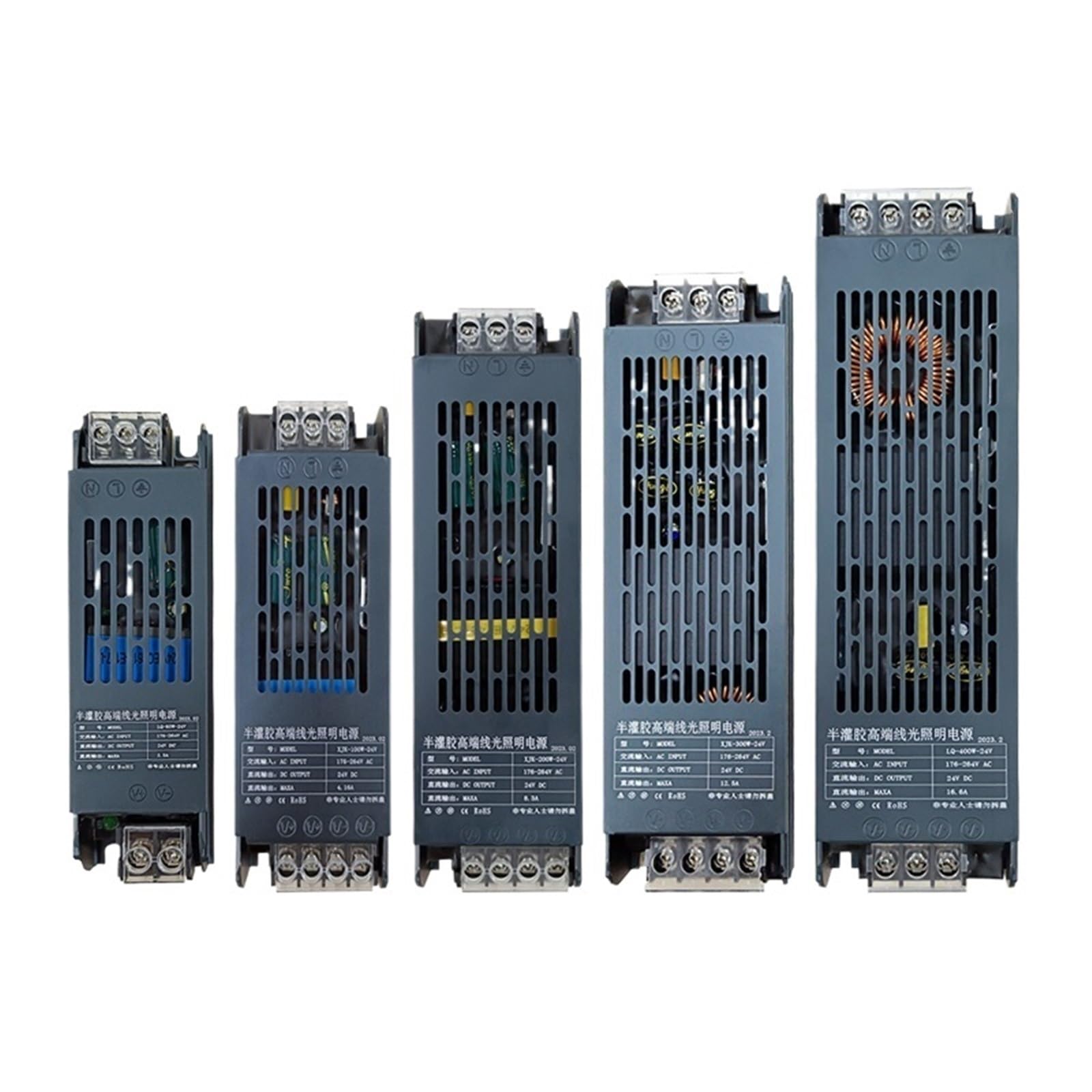 AC 176 V-264 V A DC 24 V łącznik zasilania 60 W 100 W 200 W 300 W 400 W konwerter sterownika transformatora światła do taśmy LED 1 szt. (24V_300W)