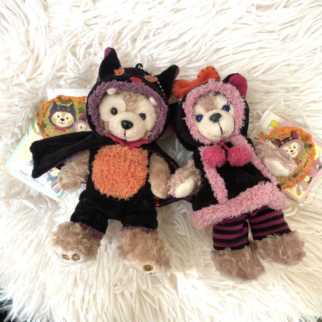 【１９】　ダッフィー　ぬいぐるみバッジ　ぬいば　ハロウィン　（シェリーメイ） Amazon | ダッフィー シェリーメイ ハロウィン ぬいぐるみバッジ