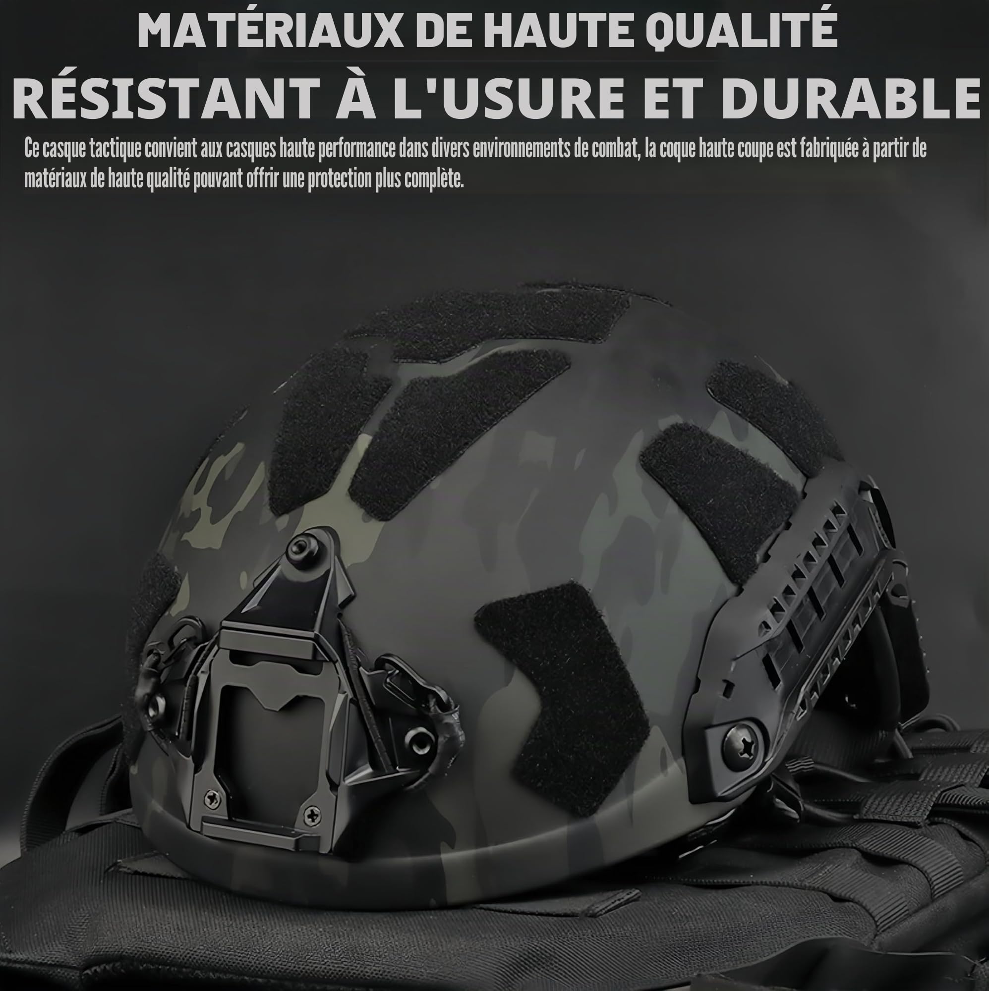 ACEXIER Casque de Protection Tactique SF Super High Cut Tactical Fast
