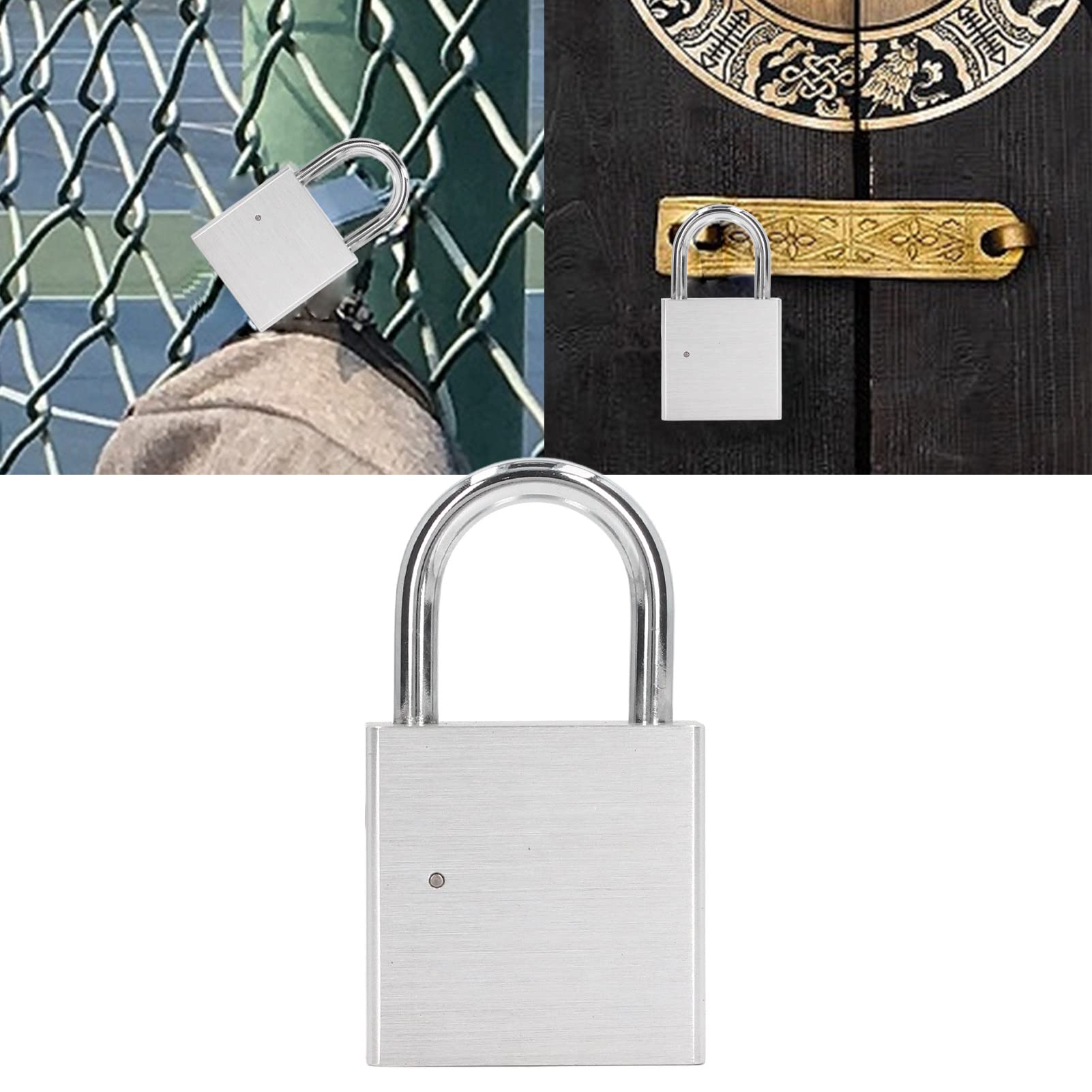 Bluetooth Lucchetto con Corpo in Alluminio Ad Alta Resistenza