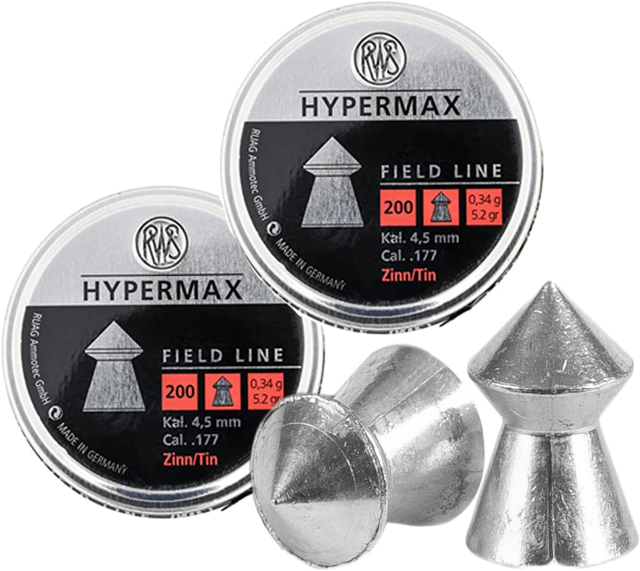 Umarex RWS HyperMAX Extreme Field Line Alloy Pellets (2 Pack)