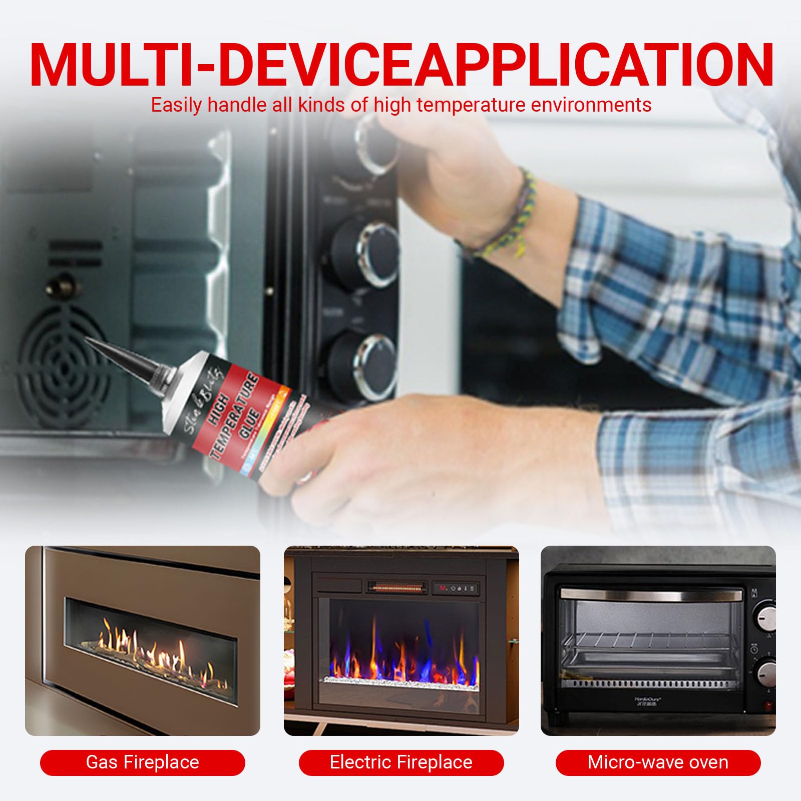 Silicone Per Sigillature E Colla Per Guarnizioni Forno - Foto 7