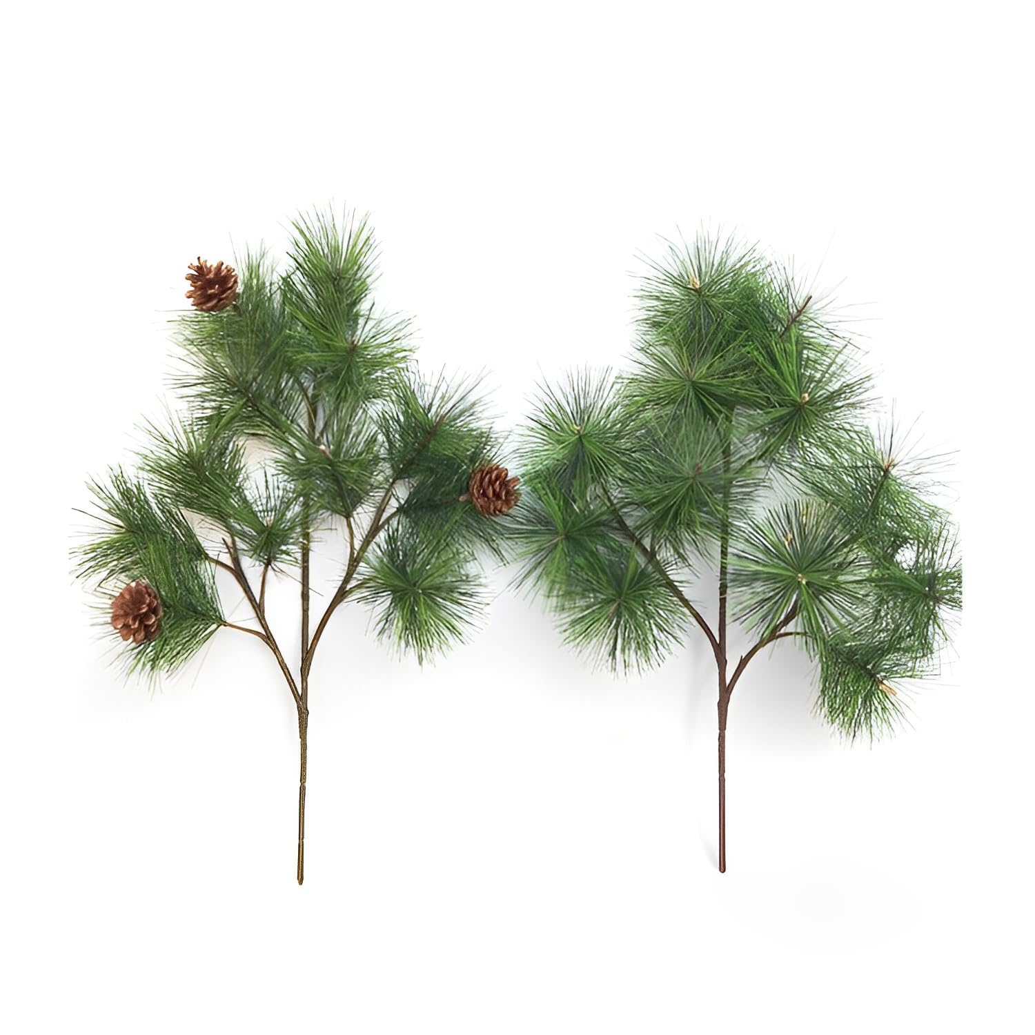 松ぼっくり　の枝 Amazon｜Fiskenet グリーンピック 花瓶用 クリスマス 松の枝 リアルな