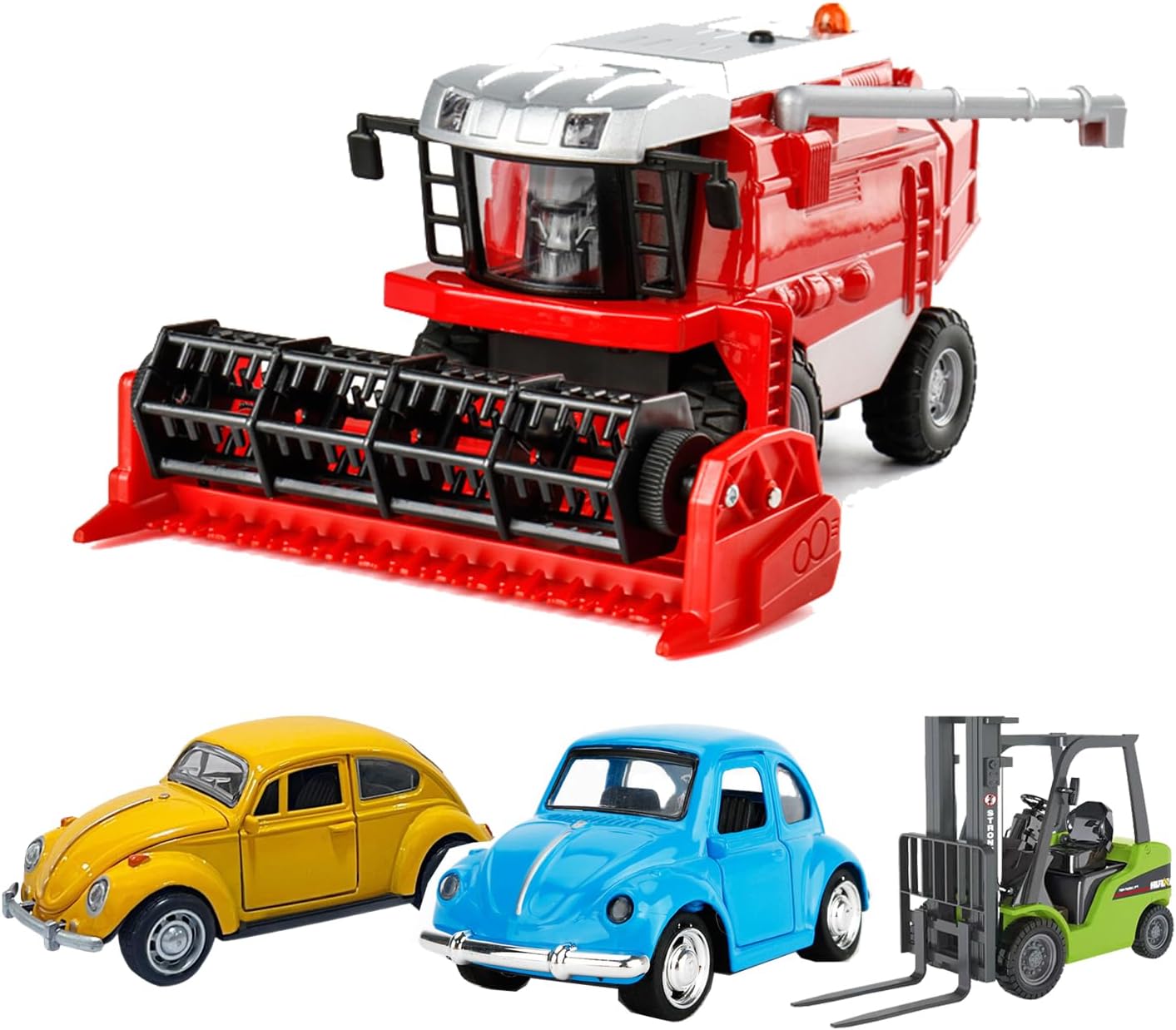 4PCS Toy Car Diecast 1:55 Metal Die-Cast Portable Boy Girl Child Toy Vehicles