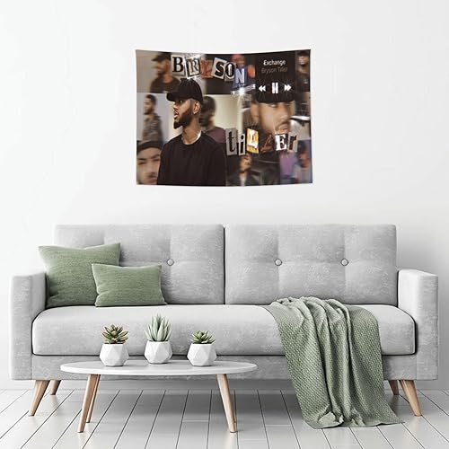 Miniatura 4 de NEWCREATEES Tapices Bryson Rapper Tiller de 29 x 37 pulgadas para colgar en la pared, tapiz artístico para dormitorio, dormitorio, sala de estar,