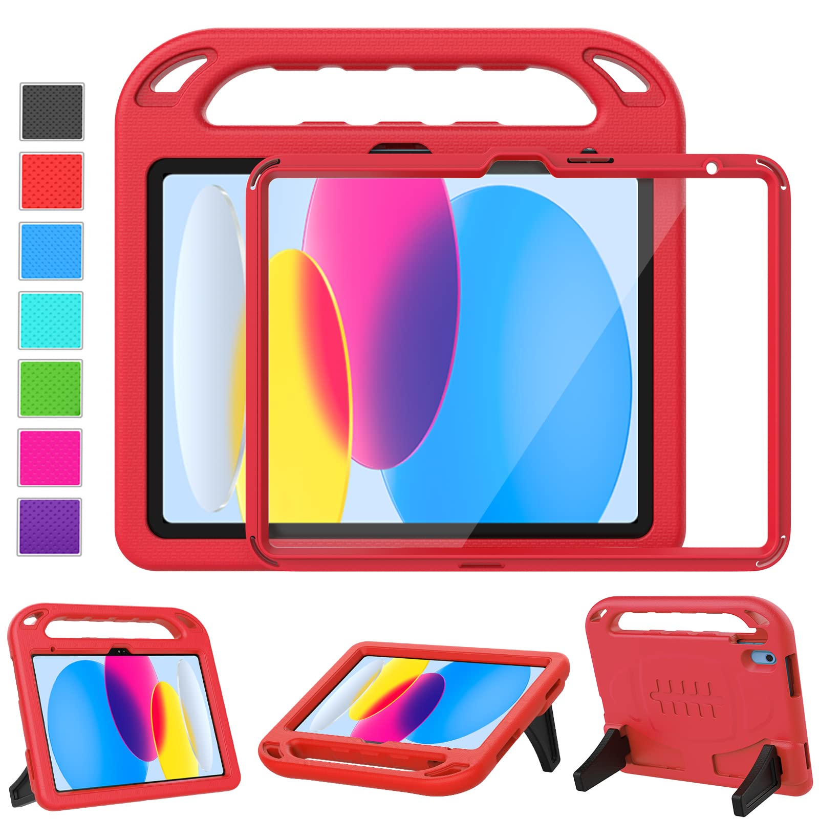 Amazon.com: LTROP Kids Case for iPad 10th Generation (10.9-inch, 2022 ...