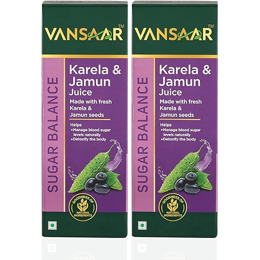 Vansaar Karela & Jamun Juice 1L