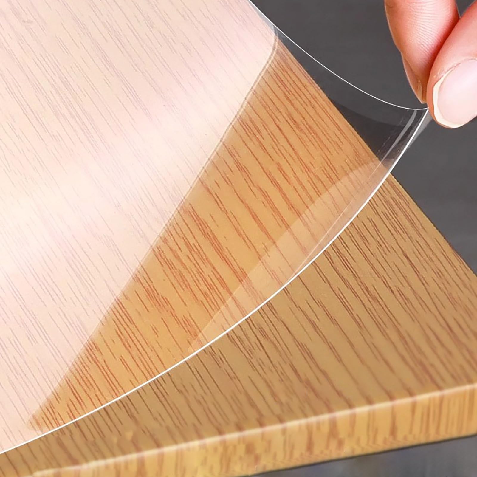 papel adhesivo transparente para muebles Autoadhesivo Lámina Protectora Transparente Para Mesas - Film De Protección Para Encimeras Resistente Al Calor Impermeable/A Prueba De Aceite Film Protector De