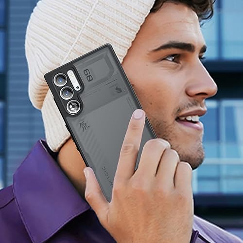 Miniatura 5 de Guizzcg Funda transparente para XiaoMi 12T, ultrafina, ligera, parachoques de TPU suave + parte trasera acrílica transparente, bolsas de aire de