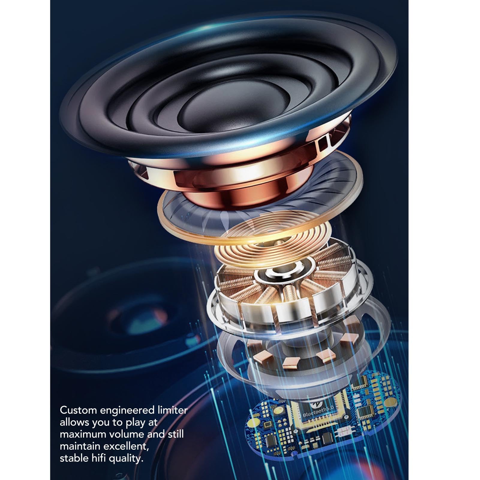 Haut-Parleur Haut-Parleur Radio Rétro Simili Cuir Caisson de Basses Radio Haut-Parleur Simili Cuir sans Fil Antique Cuir Synthétique Haut-parleurs Portables