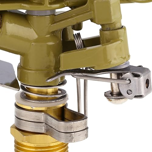 Miniatura 2 de Cabezal de riego giratorio ajustable de aleación de zinc de 12 pulgada, 360 grados, rango de 32.8-59.1 ft