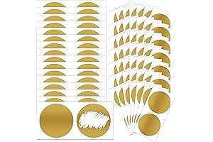 Gold-Plated Fake Scratch Off Stickers for Custom Lottery, Raffle, and DIY Games