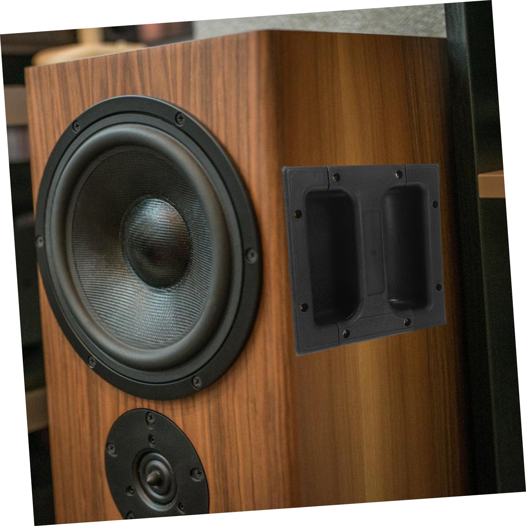 Toddmomy 2pcs Speaker Handle Replacement Vintage Amplifier Carry Grasp Accessory for Speaker Cabinets Lightweight Design for Easy Installation and Space Saving