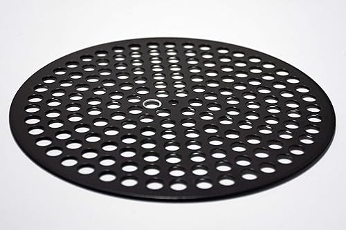 Miniatura 7 de LloydPans Lloyd Pans 12 pulgadas, PSTK pre-sazonado, perforado Made in the U Pizza Quik Disk, gris oscuro