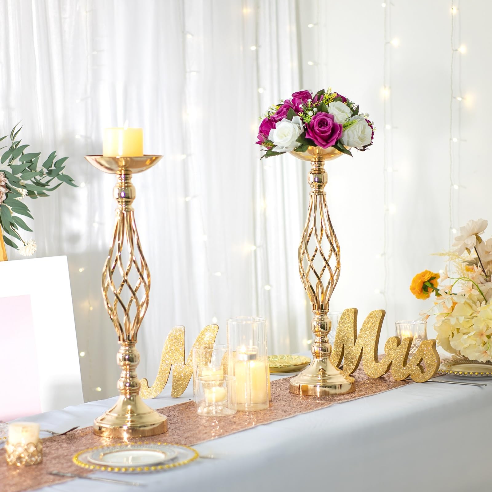 Bougeoir en métal - Doré - HOME | H&M CH