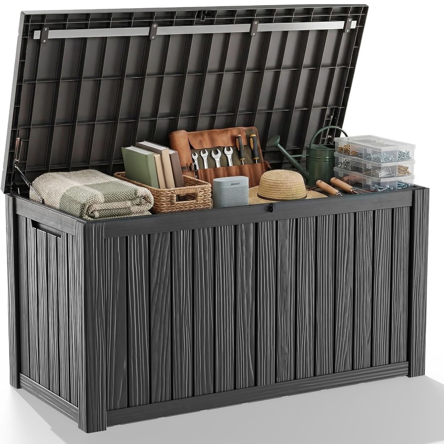 MAIUSCOLI 180 Gallon Resin Deck Box