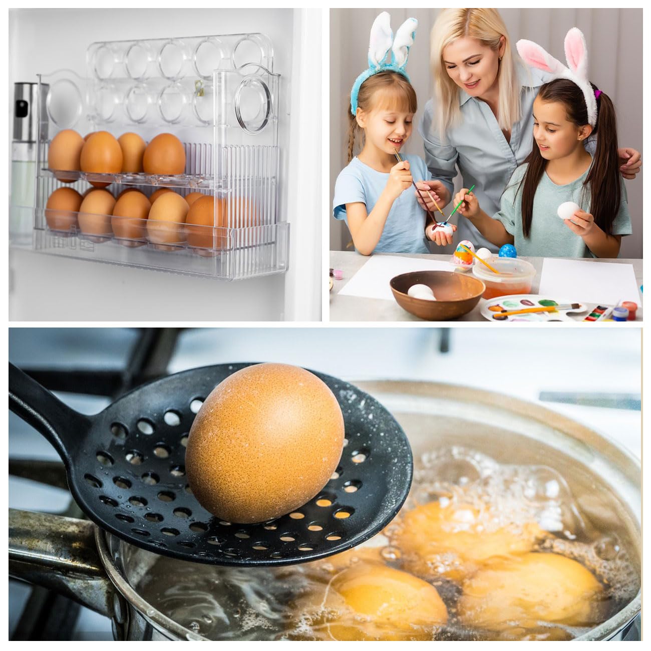 Spazzola Pulisci Uova in Silicone 2 Confezioni, Spazzola a Forma di Testa di Gallina per Uova Fresche, Multifunzionale Riutilizzabile