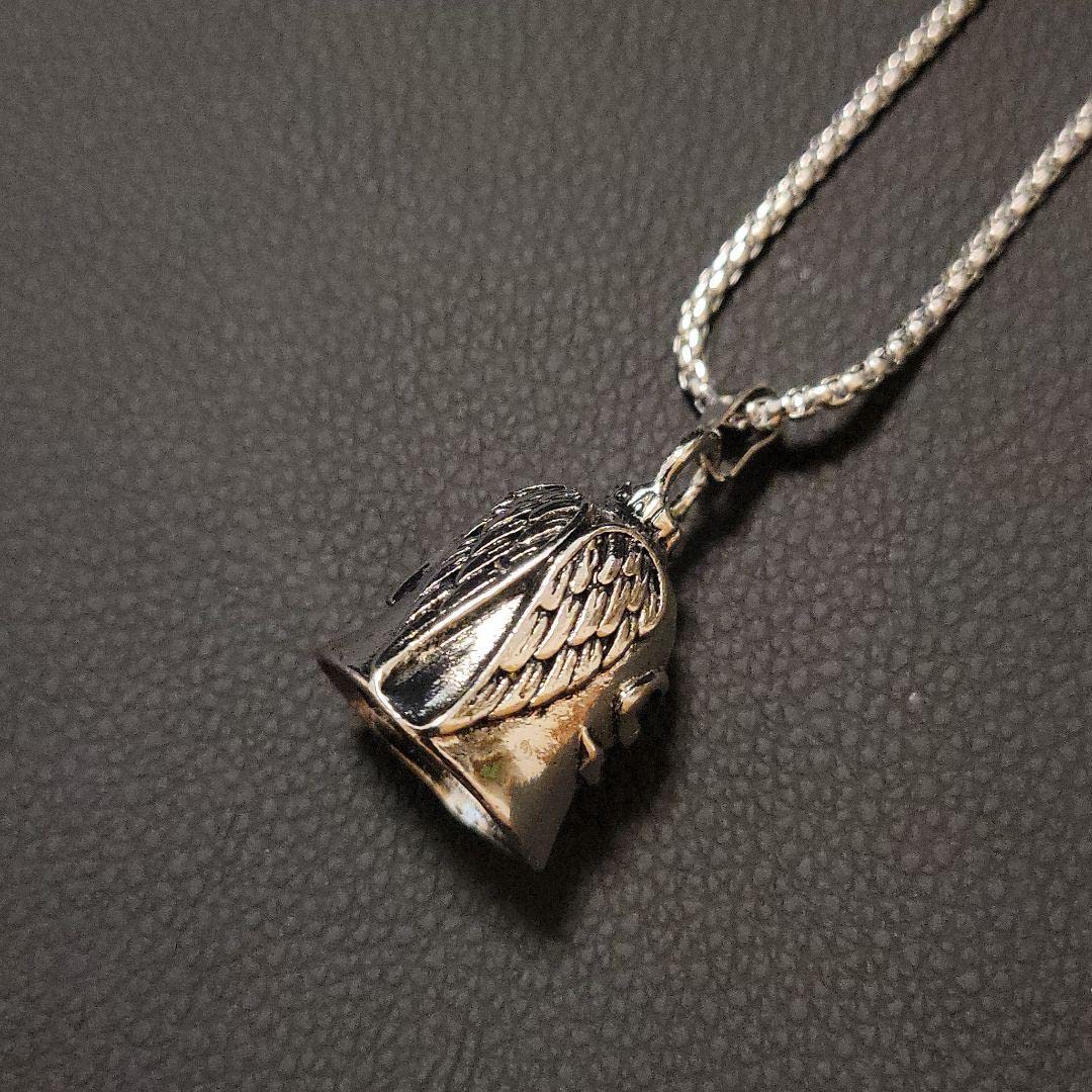 Amazon.co.jp: ベル ネックレス シルバーネックレス 鈴 鐘