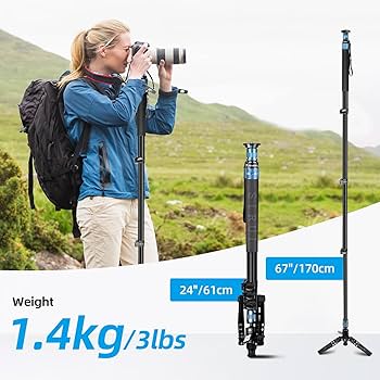 Amazon | SIRUI AM-404FL カメラ一脚 足付き 74.8インチ