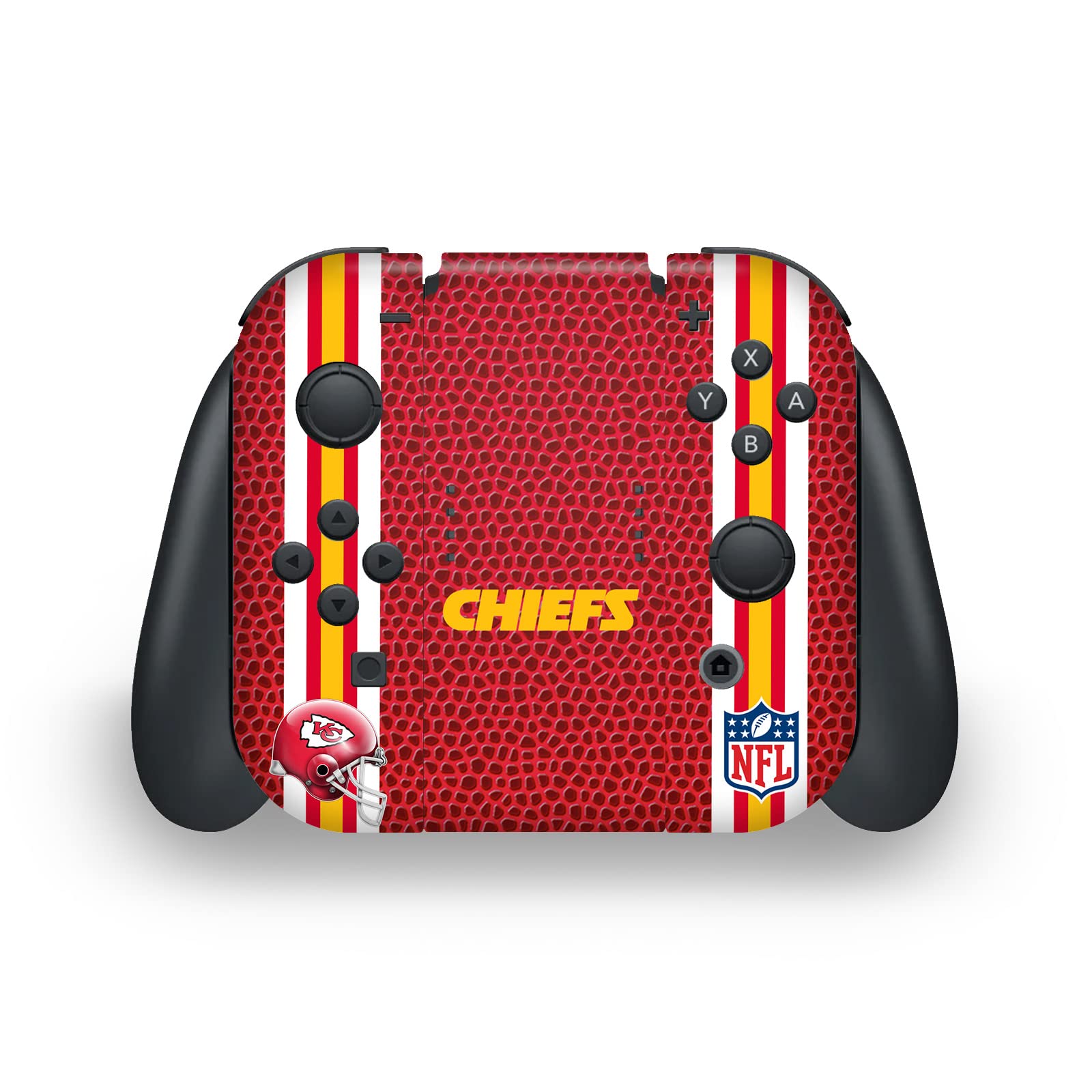 Head Case Designs sous Licence Officielle NFL Kansas City Chiefs Team 1 Vinyle Autocollant De Jeu Peau Autocollant Couverture Compatible avec Nintendo Switch OLED Bundle