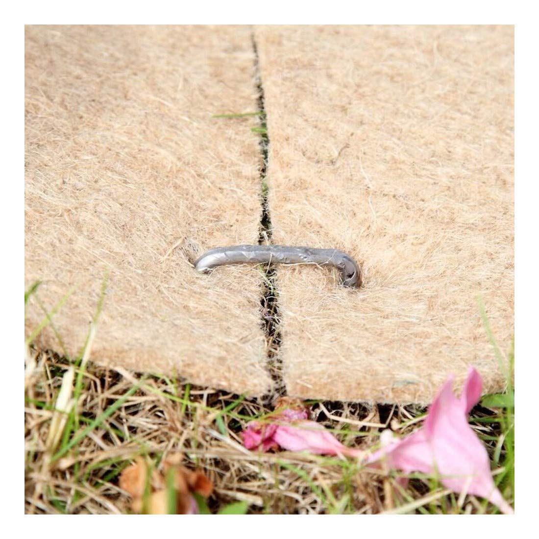 Feutre Jute Paillage Disques Ø 60cm Lot de 2 Naturelle