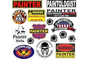 Painters 16 Sticker Value Pack: Essential Safety Headwear Accessory