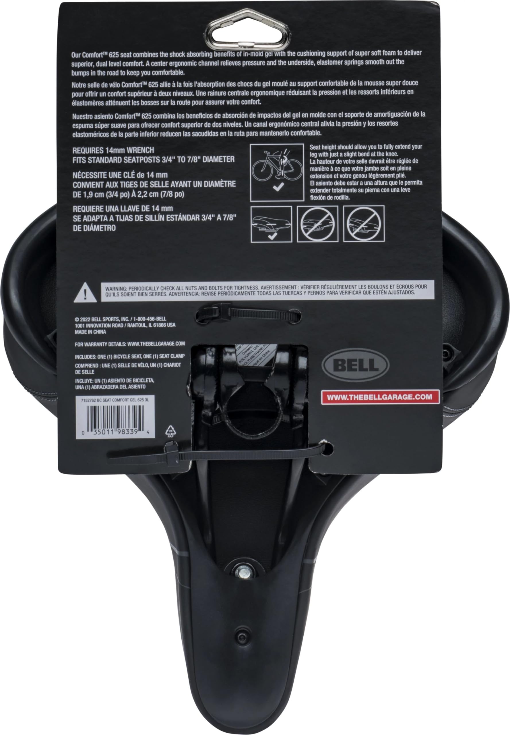 Comfort Gel Siège de vélo -7116973