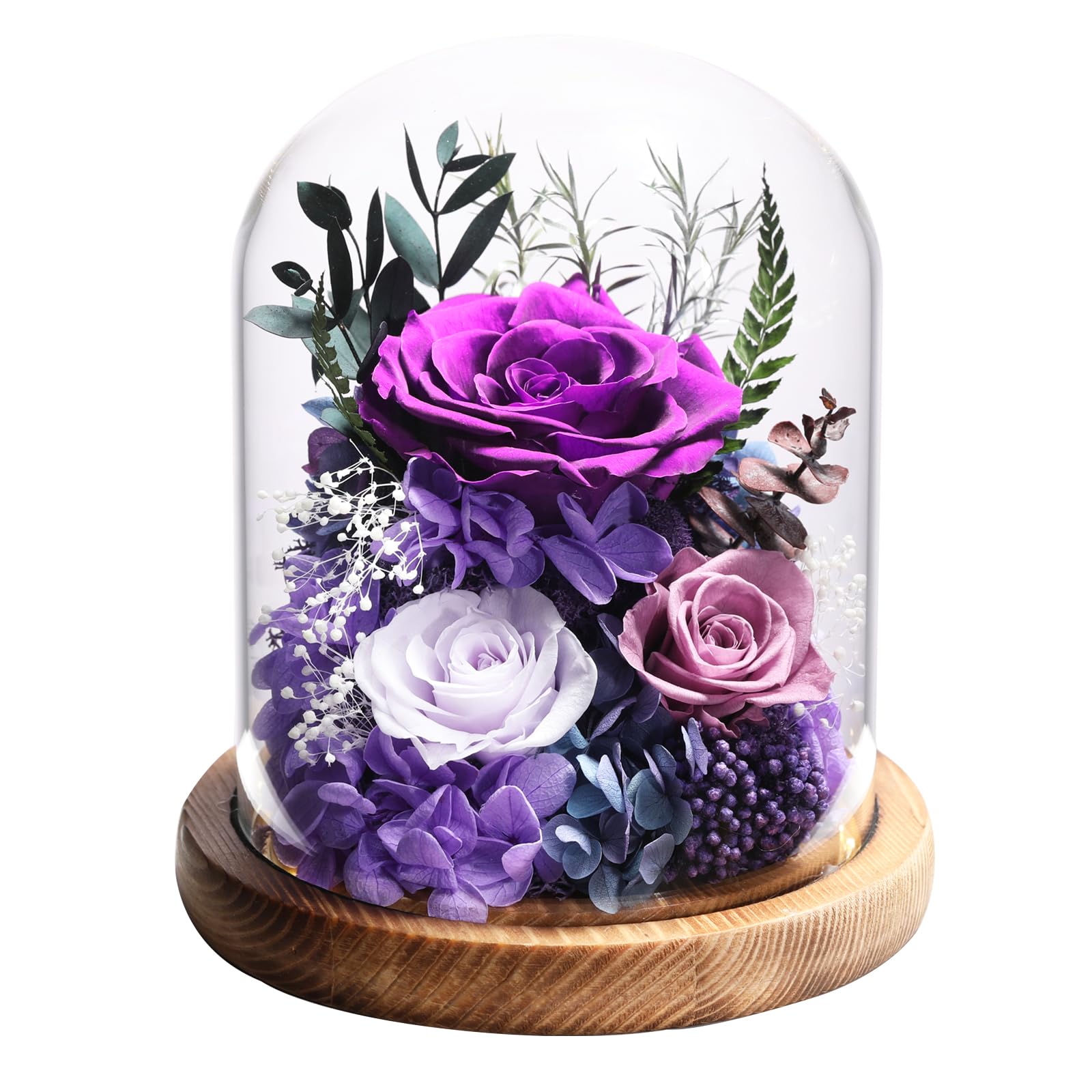lovenfold Preserved Rose Glass Dome