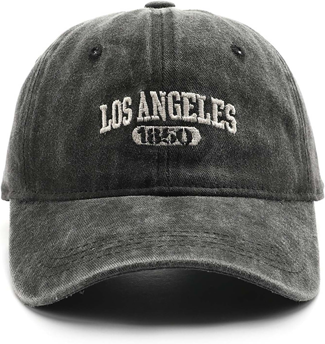 Los Angeles Hat Vintage Cotton Baseball Cap Unisex Dad Hat Sun Hat for Men and Women - Image 2