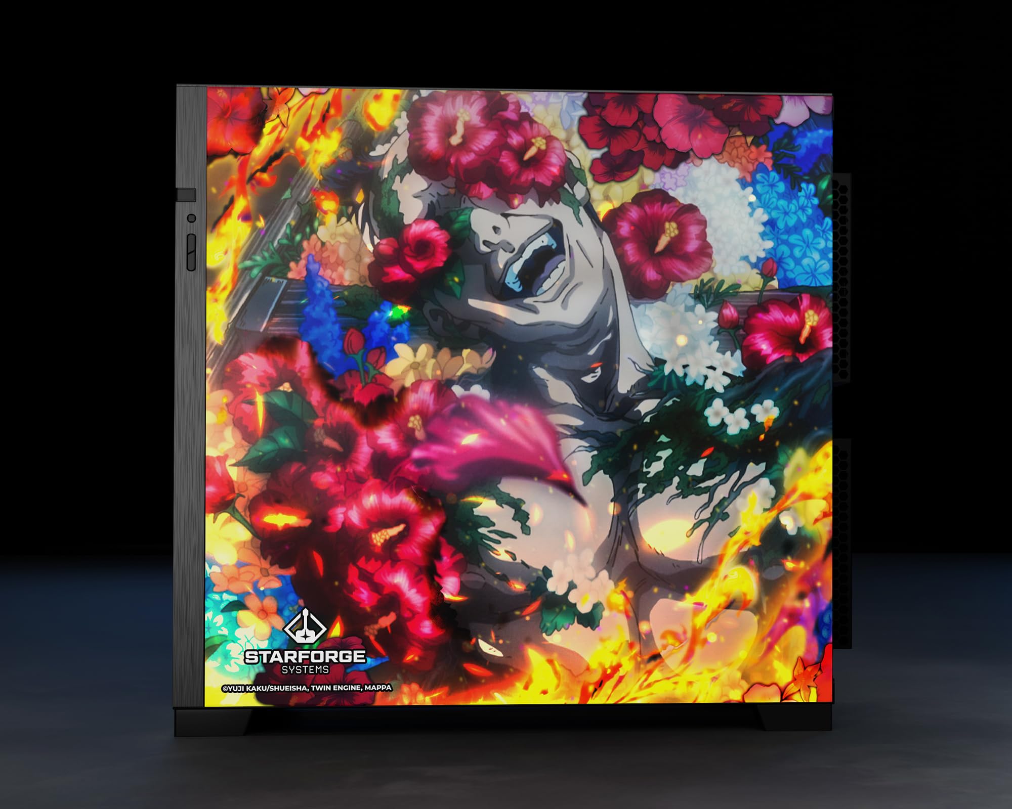 Starforge - Ensemble de boîtiers d'ordinateur Hell's Paradise - Tour PC Lian Li O11 Dynamic EVO RGB E-ATX/ATX/mATX - avec illustrations imprimées en relief et UV
