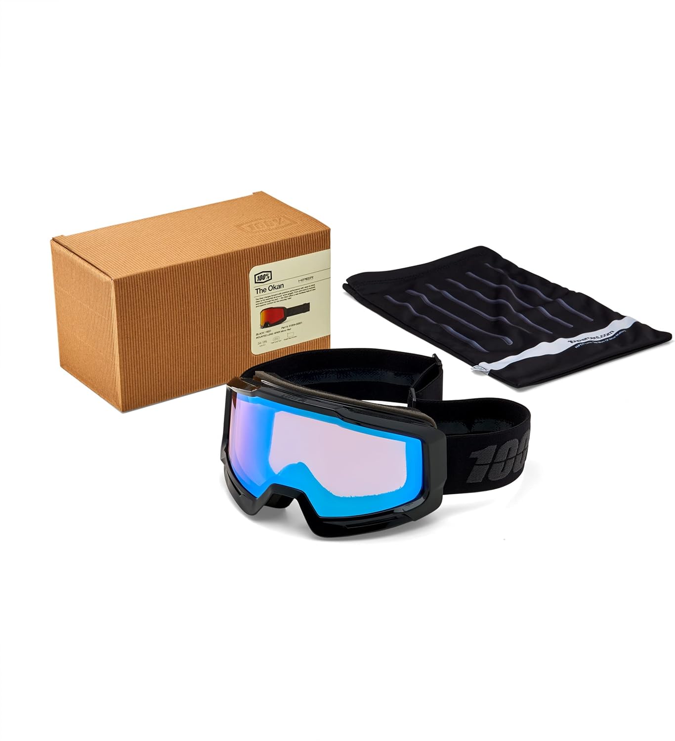 100% OKAN HiPER Premium Protective Goggles