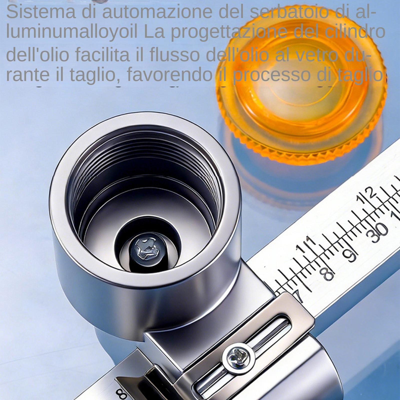 Tagliavetro Circolare Con Rotazione A 360 Gradi Girevole | Utensile Manuale Per Cerchi In Vetro per Edilizia Bricolage Riparazione Vetro Specchio Fai da Te