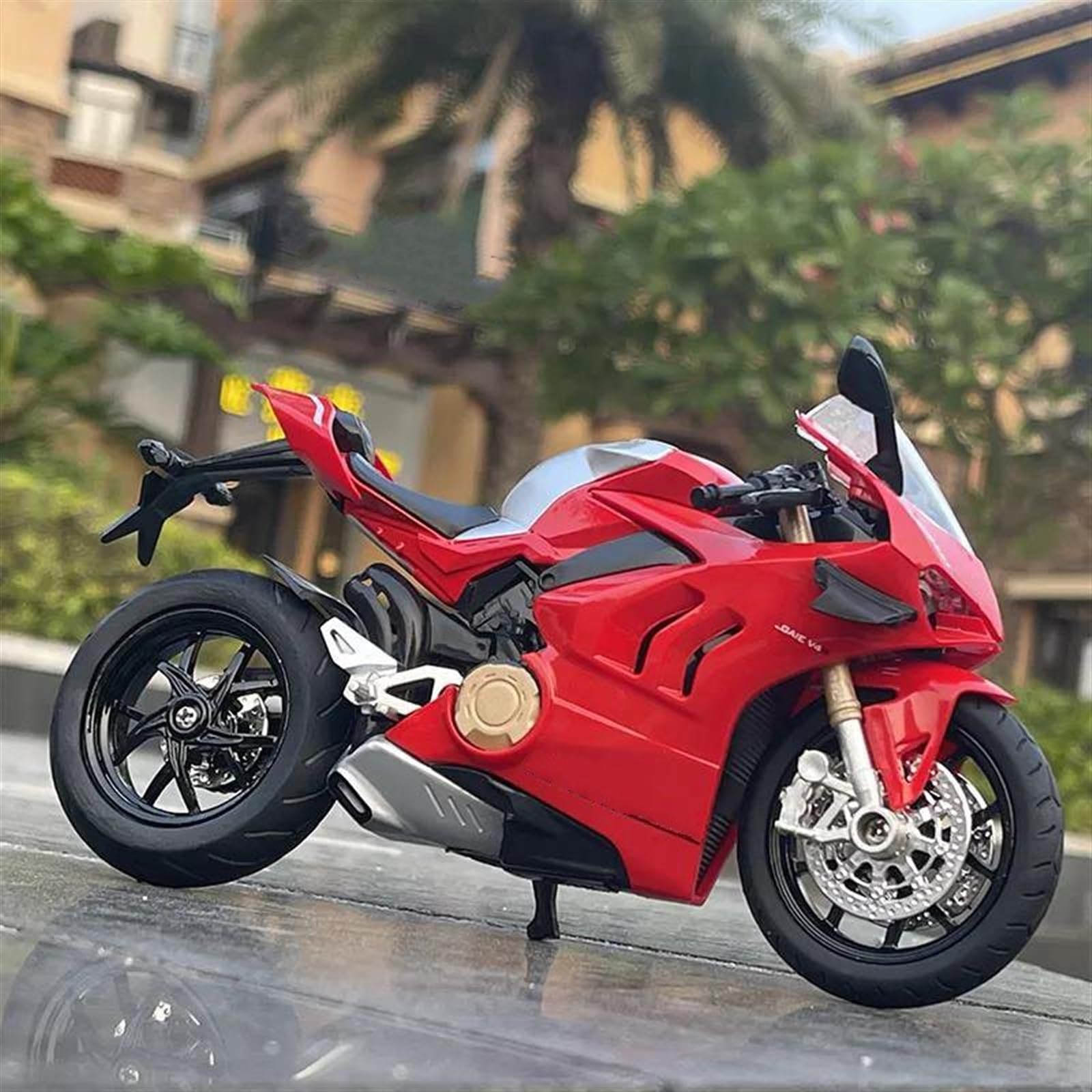 SEYXF Motorbike Toy Motorcycle Simulation Diecast Model Collection Gift 1/12 for Ducati Panigale V4 S(with Retail Box)