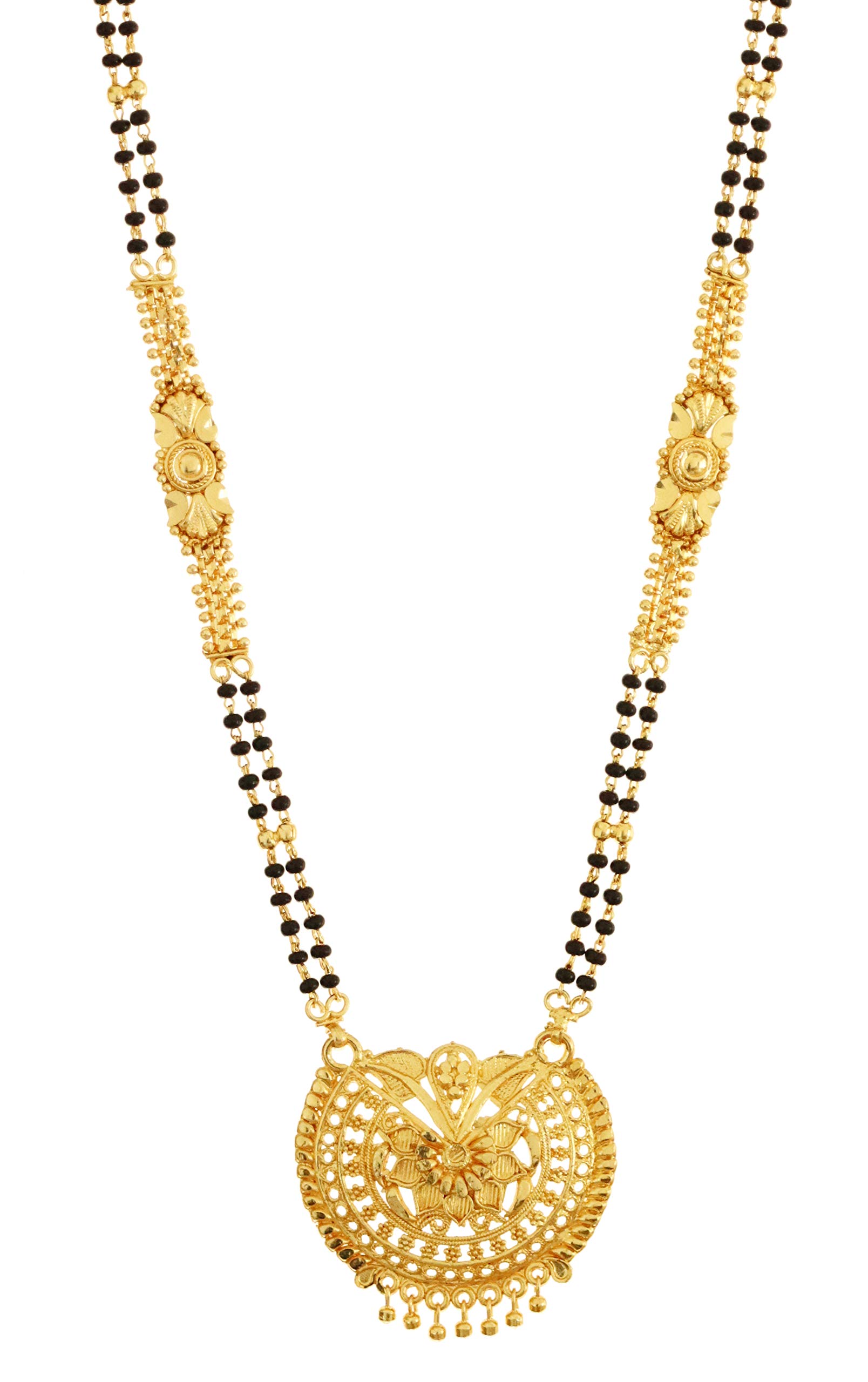 See full amazon price history chart for RAMDEV ART FASHION JEWELLERY Combo of 1 Pcs Ethnic Traditional One Gram Gold Glorious Maharashtrian Style Long Chain Black Beads Mangal Sutra Tali/Tanmaniya/Nallapusalu/Mangalsutra for Women RAMDEV ART FASHION JEWELLERY Combo of 1 Pcs Ethnic Traditional One Gram Gold Glorious Maharashtrian Style Long Chain Black Beads Mangal Sutra Tali/Tanmaniya/Nallapusalu/Mangalsutra for Women (B08S41XHYZ) Amazon Price History, Amazon Price Tracker
