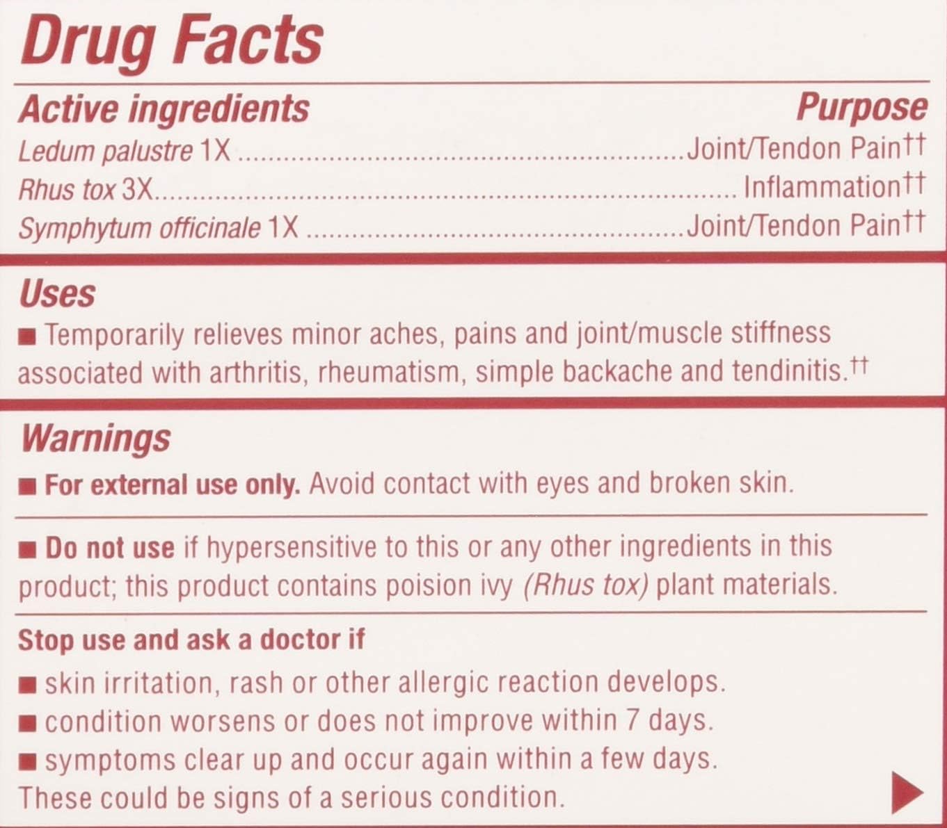 Boericke and Tafel Homeopathic Triflora Arthritis Gel, 2.75 Ounce -- 3 per case.