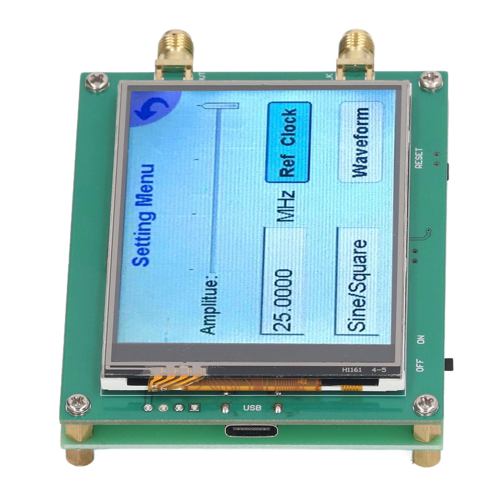 PolyGen HF-Signalgenerator im Bereich von 35 MHz bis 4,4 GHz mit Touchscreen-Steuerung, PC-Software im Lieferumfang enthalten, Wobbelfrequenzmodul mit Sinuswellenausgang und (ADF4351 35m‑4.4g)