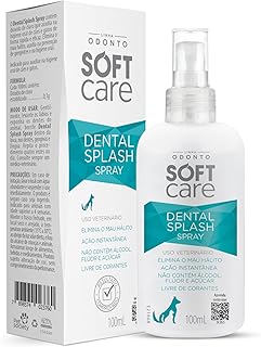 Soft Care Dental Splash Spray Contra Mau Hálito 100ml para cães e gatos by Pet Society