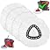 4 Pack Mop Heads Replacements for Easy Wring 1-Tank Spin System, Microfiber Spin Refills, Easy Cleaning Mop Repalce Head