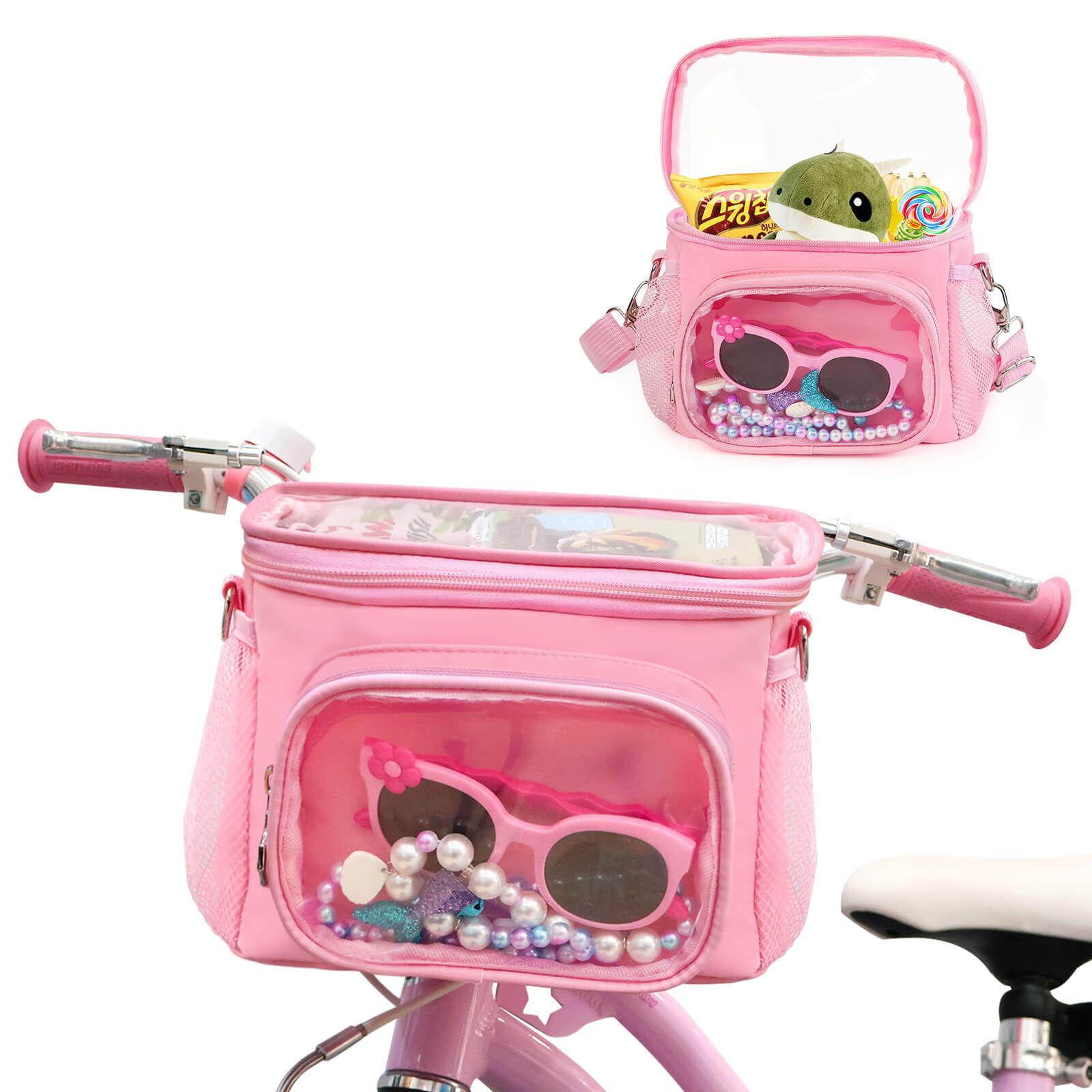 Basket For Bike GRAOSO Kids Bike Basket Front, Scooter Bag, Cute