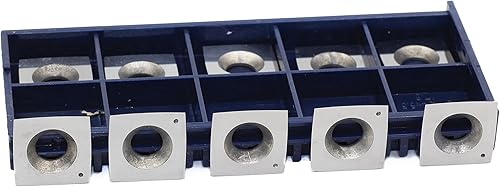 Miniatura 4 de 4" Radius Face R-3.937 in - Inserto cortador de repuesto de carburo de torneado de madera (0.591 in de largo x 0.591 in de ancho x 0.098 in de