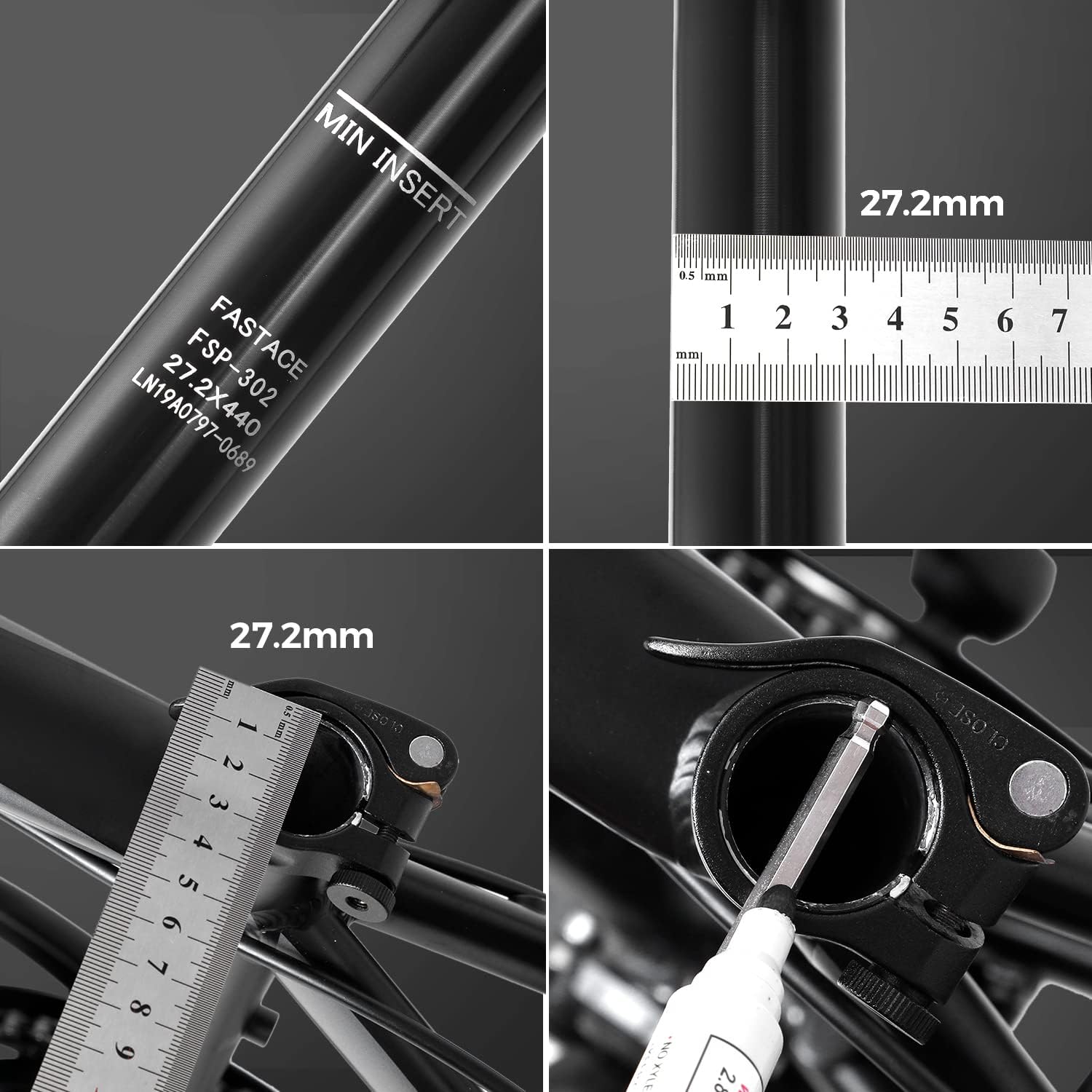 Buy Fastace Dropper Post 125mm Travel MTB Dropper Seatpost 27.2/30.9/31