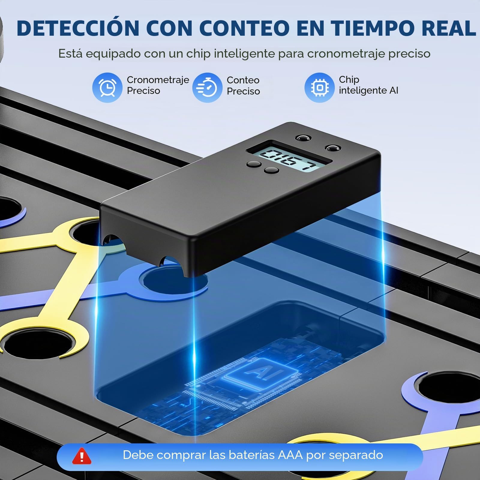 Mini Reformador de Pilates 6 en 1 con Contador Inteligente, Pilates Board con Bandas de Resistencia, Rodillo de Rebote Automático, Tabla Abdominal Plegable