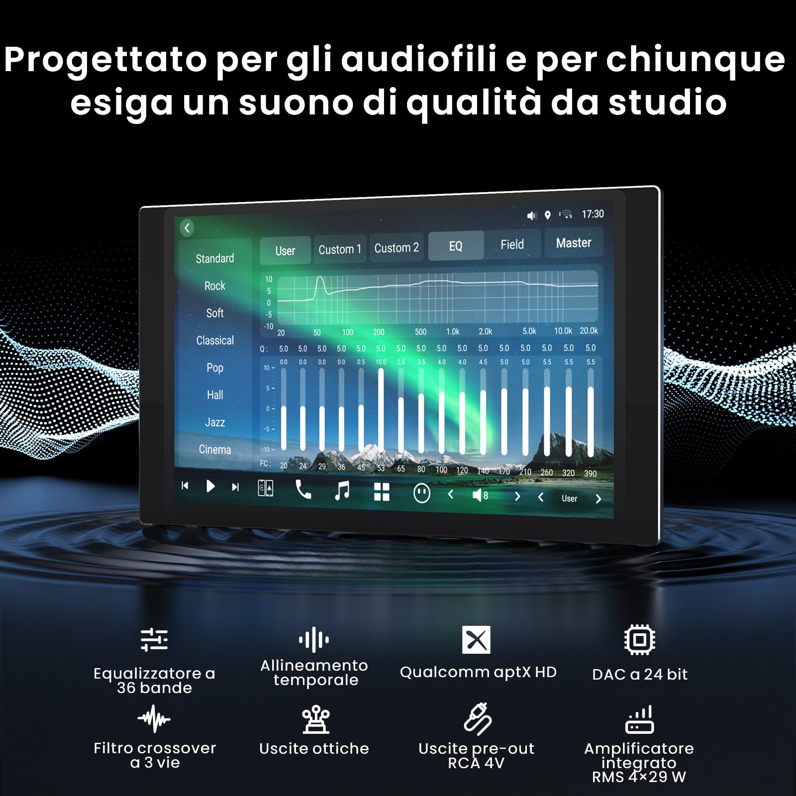 [12.5" QLED con LED laterali] ATOTOZONE X10 Autoradio Android, Display Flottante, Single/Double DIN, DVR Dual-Cam, AI Vision, LiveView da remoto, Audio 7.1.2, RCA 4V, HDMI IN, 8G+128G, 4G LTE