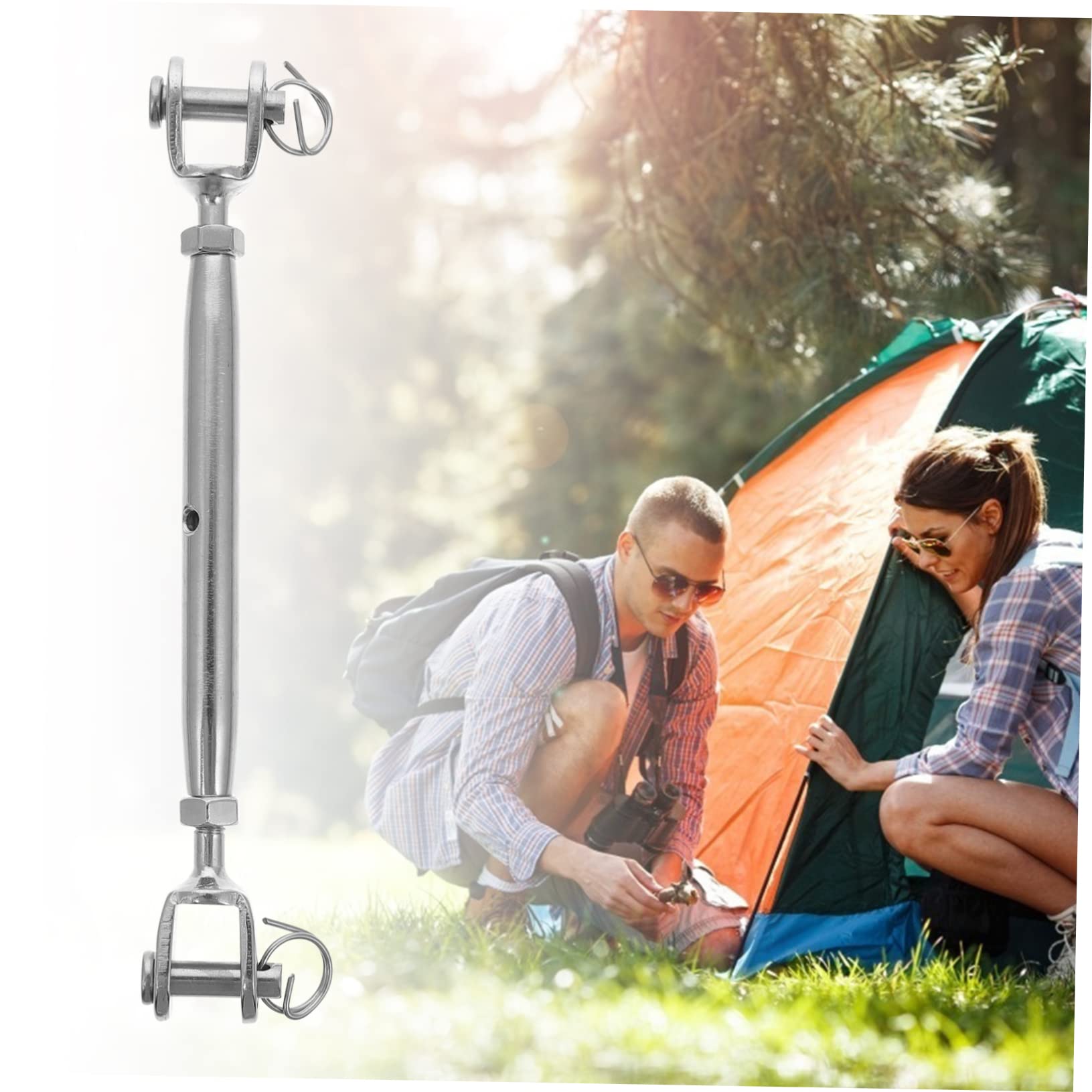 OSOLADY Sturdy Steel Cable Turnbuckle Closed Body Turnbuckle Screw Wire Fixing Tool