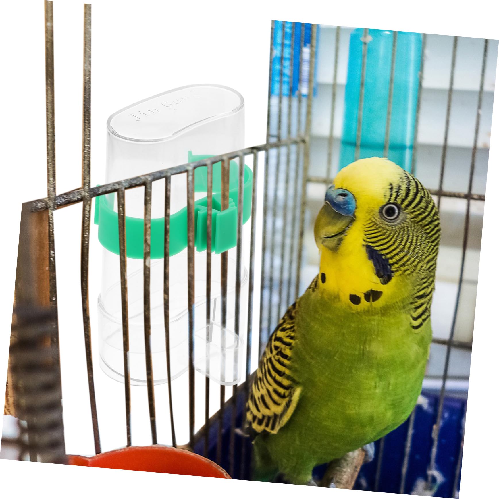 FRCOLOR 3 Set Di Erogatori Dacqua Per Uccelli Mangiatoia Per Polli E Abbeveratoio Mangiatoia Per Animali Domestici Design Sicuro E A Prova Di Perdite 2 Pezzi*3