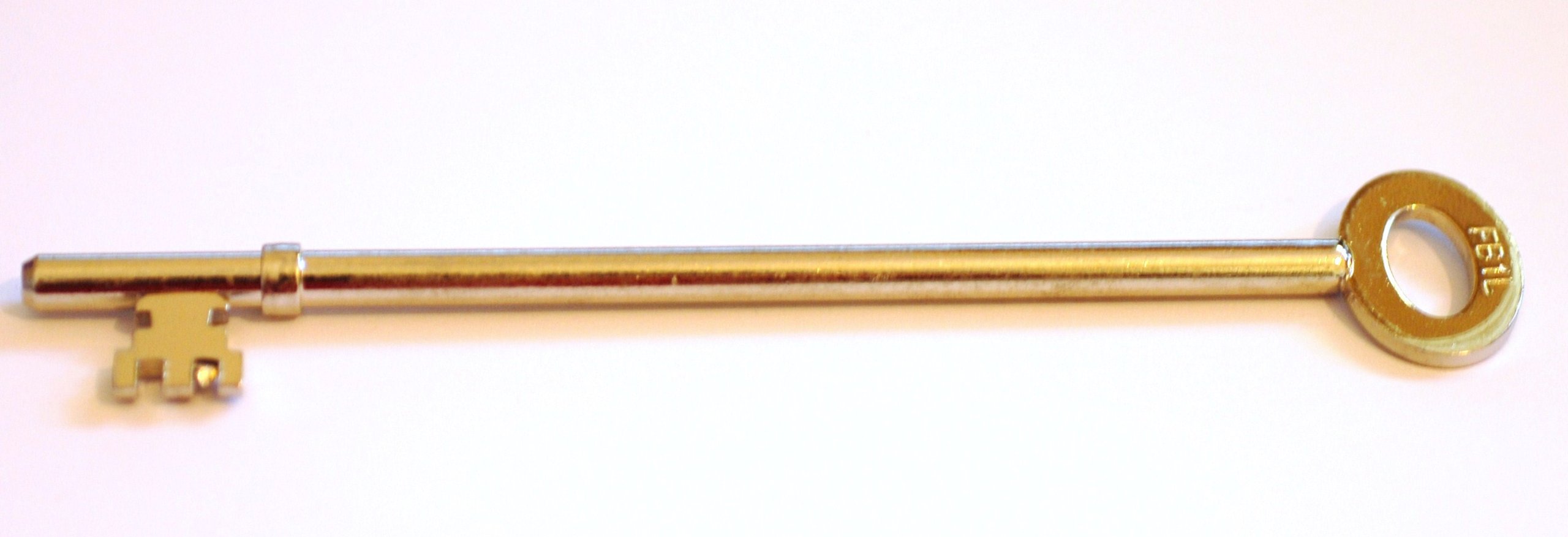 Walker Locksmiths Fire Brigade Key No1 Long Version.