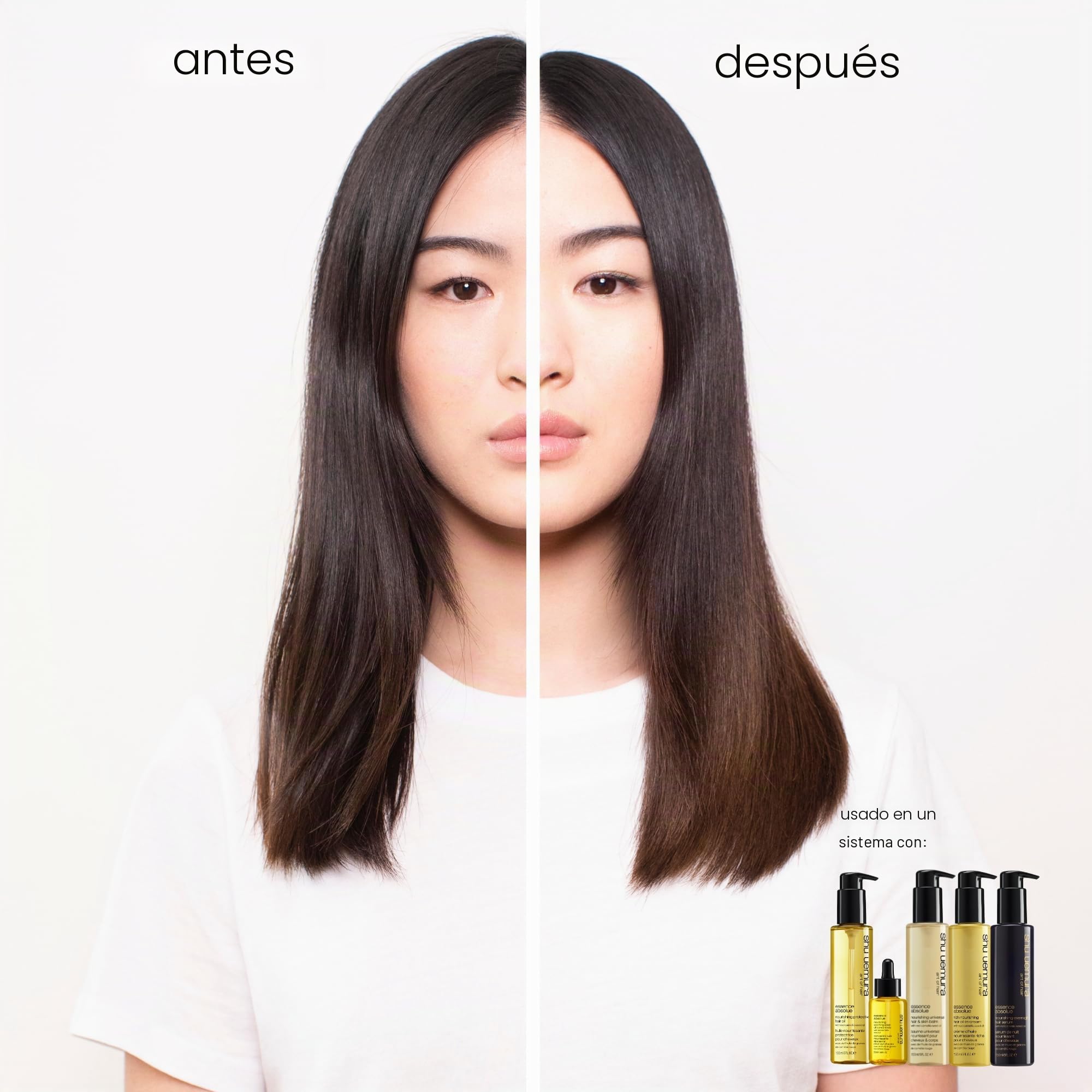 Shu Uemura, Bálsamo Universal Essence Absolue, Para todo tipo de cabello, Con Aceite de Camelia Roja, Nutre, Suaviza y Revitaliza, 150 ml