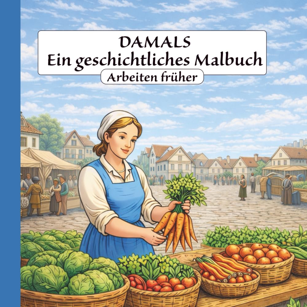 Damals - Ein geschichtliches Malbuch: Arbeit früher